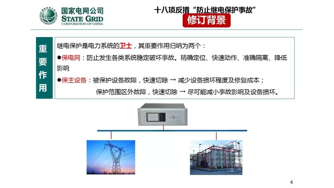 2018版国网公司十八项电网重大反事故措施——继电保护专业内容情况介绍