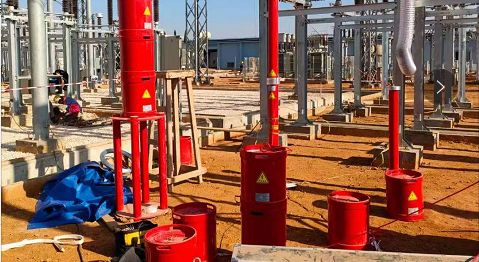 广西电网客户现场使用288kva/216kv调频串联谐振试验装置案例